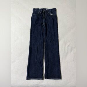 Gap 1969 Jeans Mens‎ 28x30 Blue Standard Straight Dark Wash Mid Rise Denim